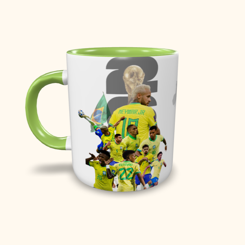 Caneca de Cerâmica Copa 2026 - Rumo ao Hexa