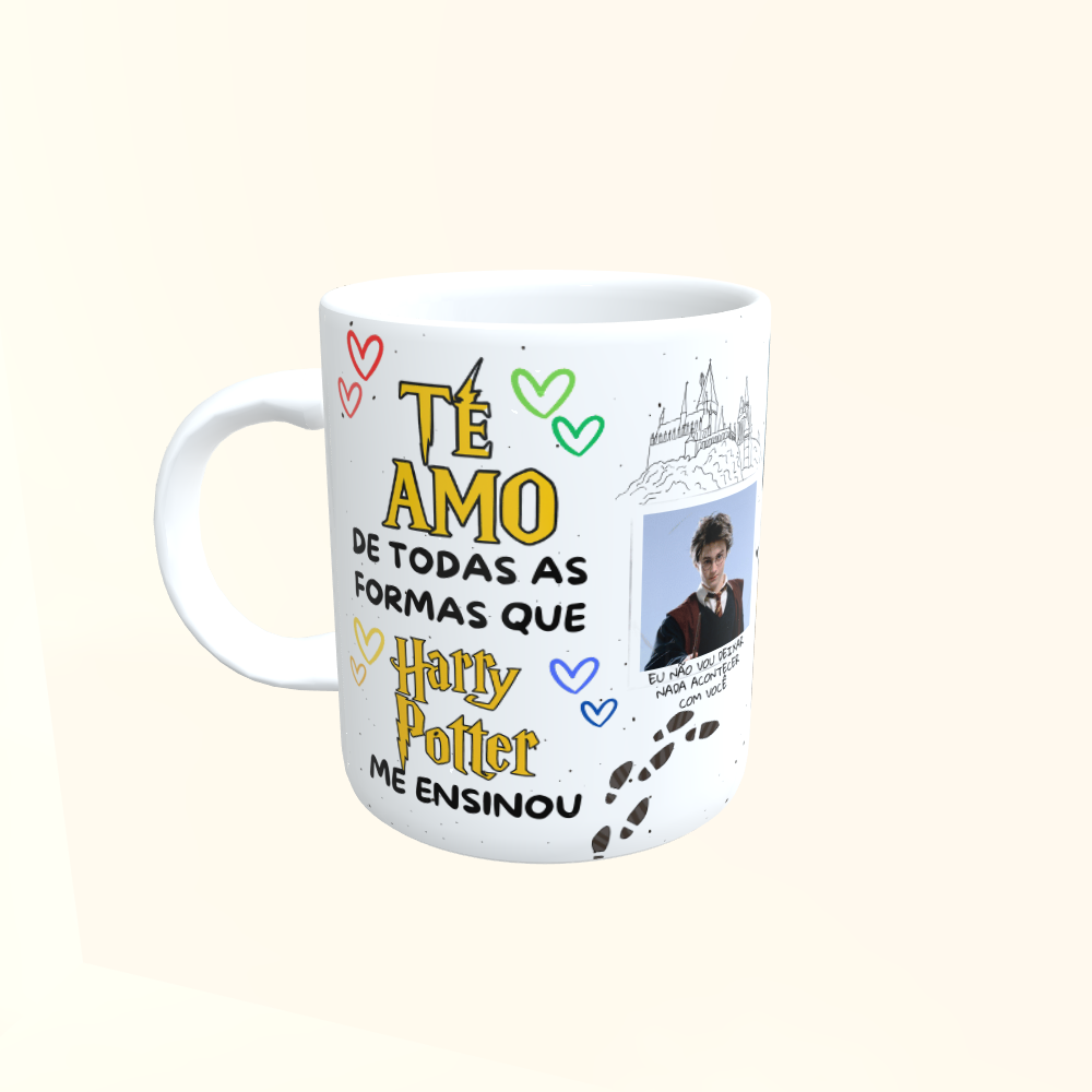Caneca de Cerâmica Dia dos Namorados - Harry Potter