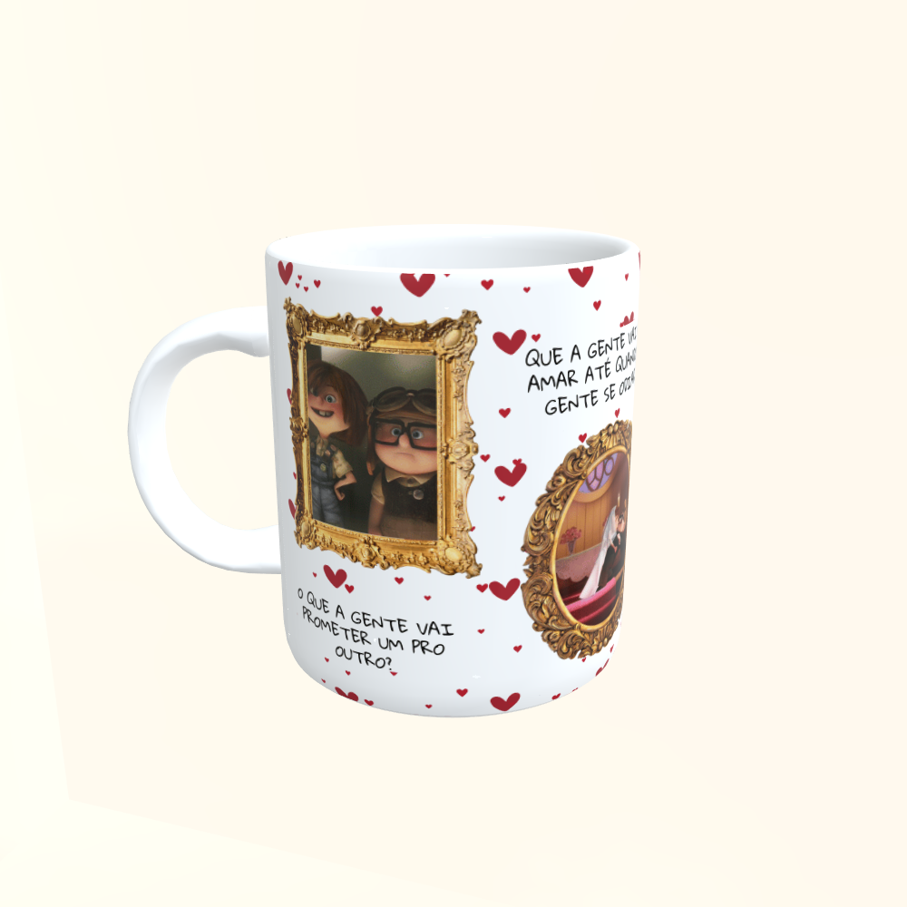 Caneca de Cerâmica Dia dos Namorados - Up Altas Aventuras
