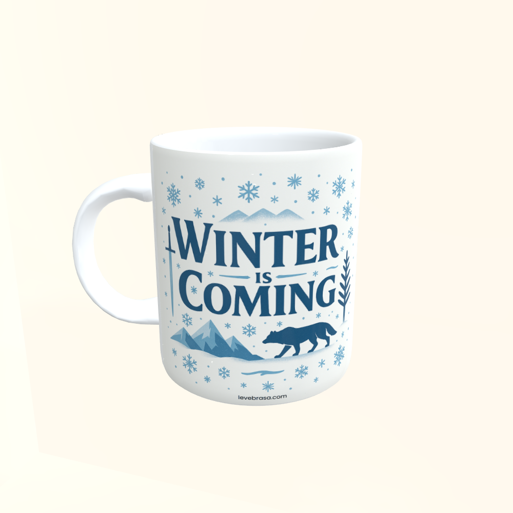 Caneca de Cerâmica Game of Thrones - Winter is Coming