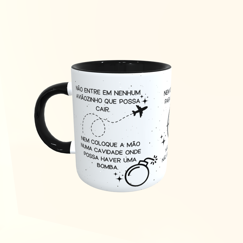 Caneca de Cerâmica Seriados - Grey's Anatomy - Meredith & Cristina