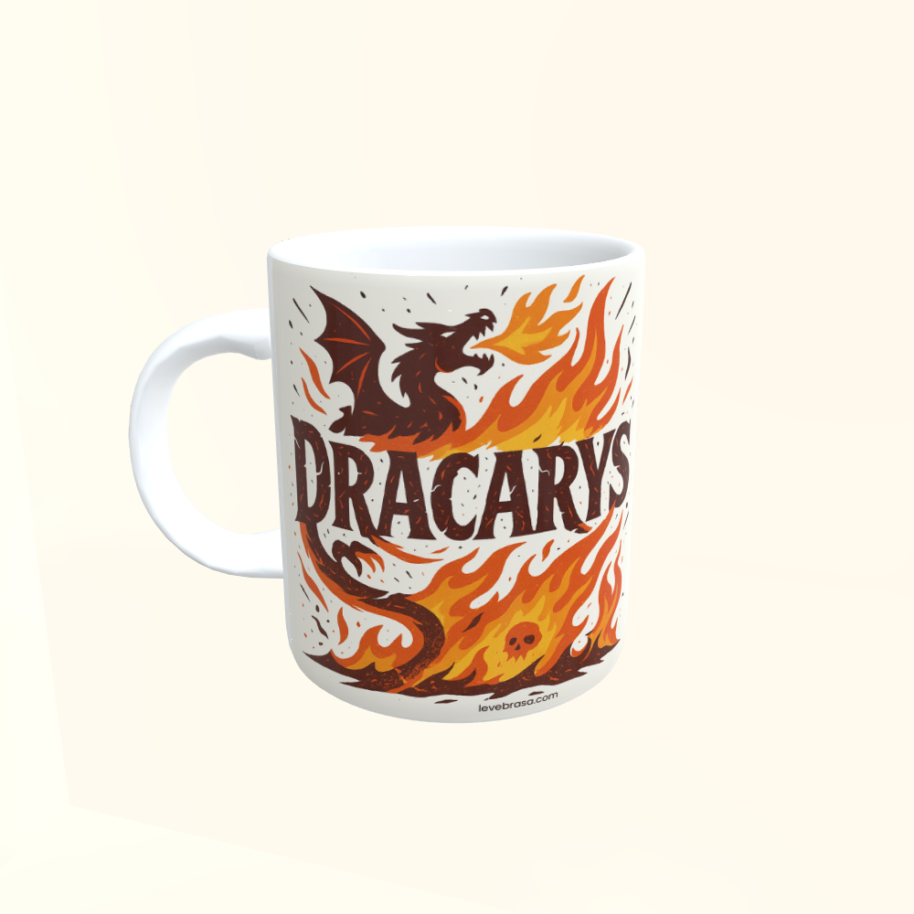 Caneca de Cerâmica Game of Thrones - Dracarys