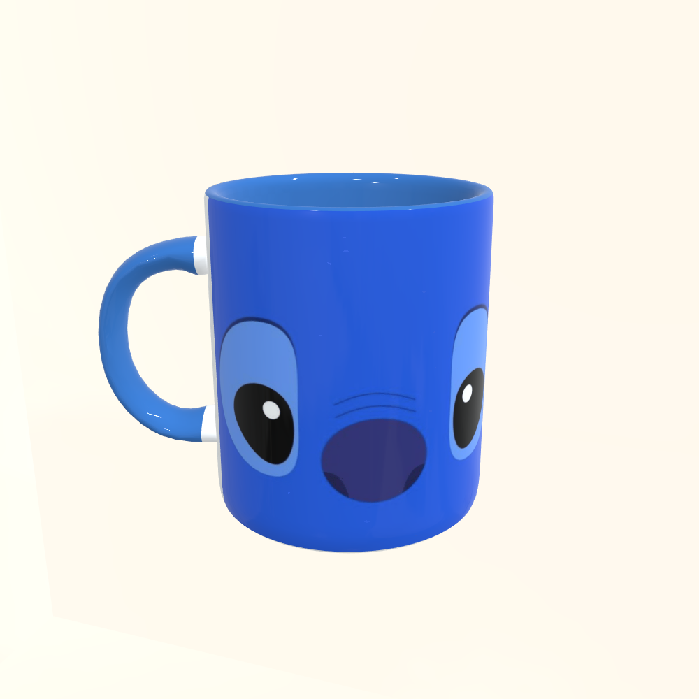 Caneca Base Personalizada Bocão - Stitch