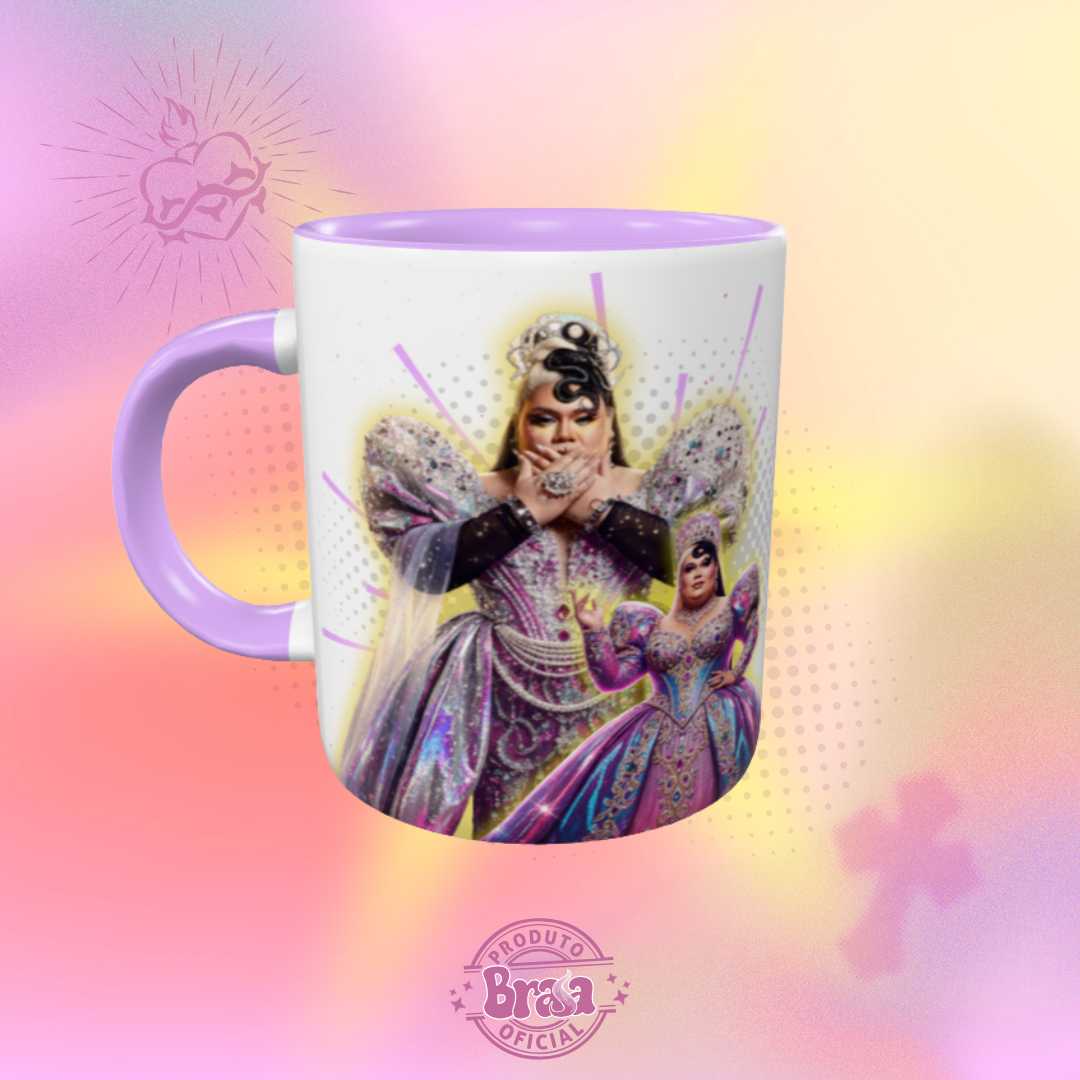 Caneca de Cerâmica Madrinha - Café com Deus Madre