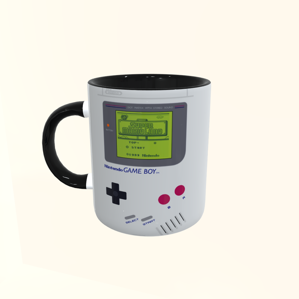 Caneca de Cerâmica Gameboy - Super Marioland