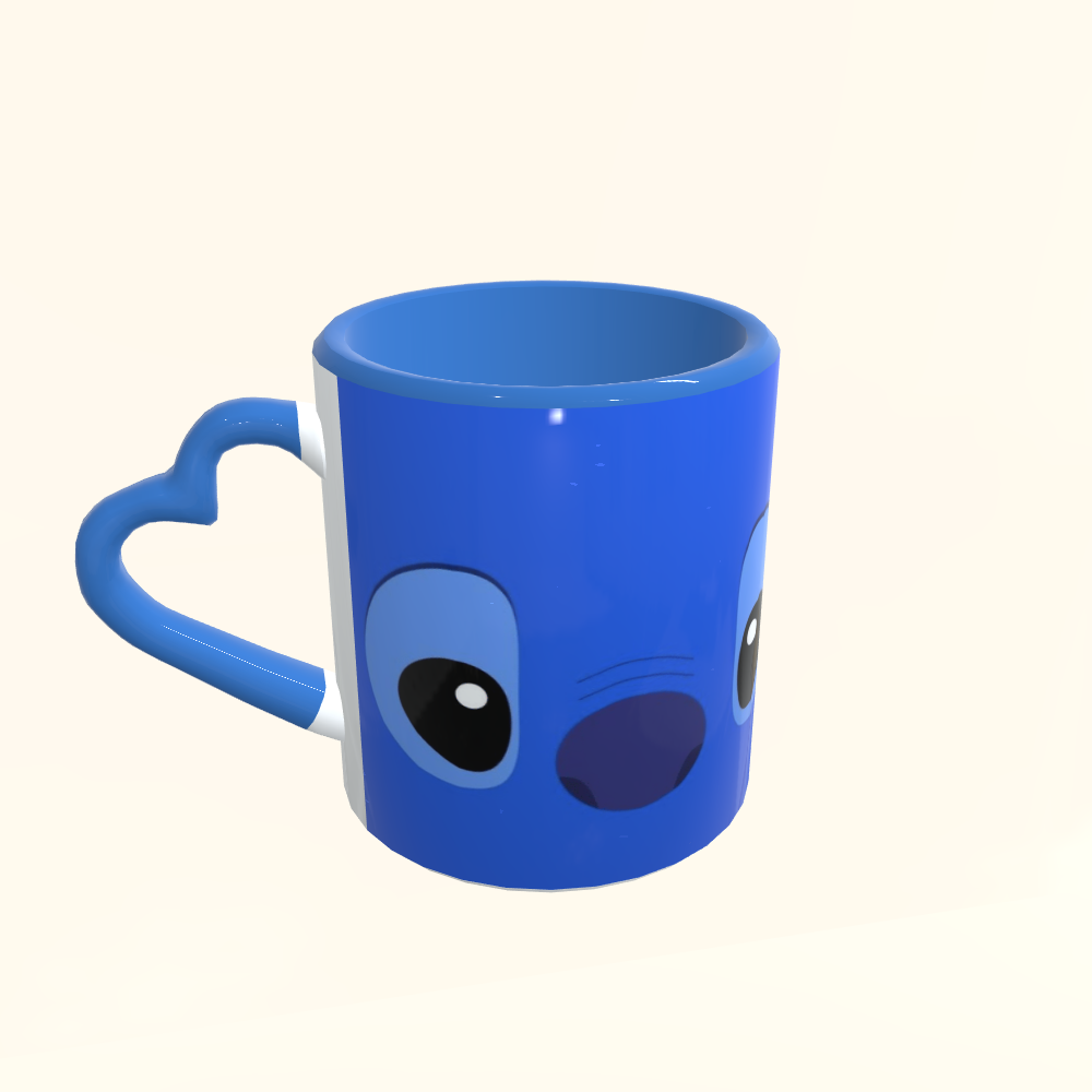 Caneca Base Personalizada Bocão - Stitch