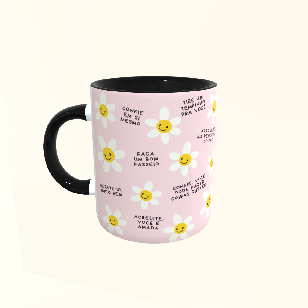 Caneca de Cerâmica Motivação diaria