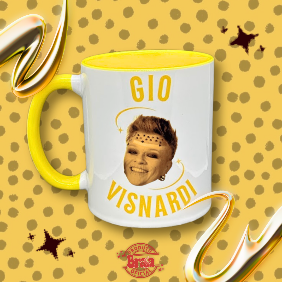Caneca de Cerâmica Giovanna - Gio Visnardi Maracujá