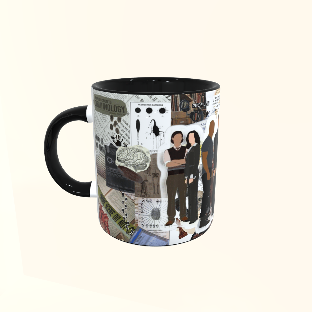 Caneca de Cerâmica Seriados - Criminal Minds