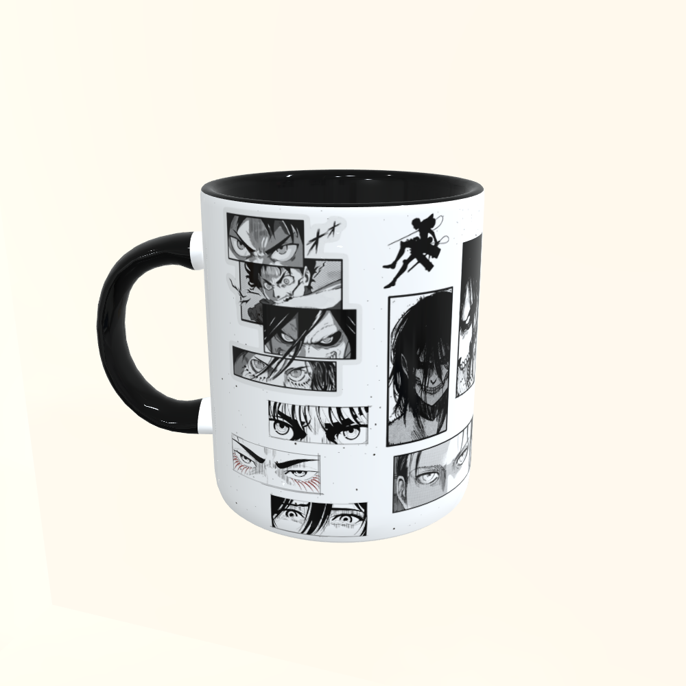 Caneca de Cerâmica Attack On Titan - Shingeki No Kyojin