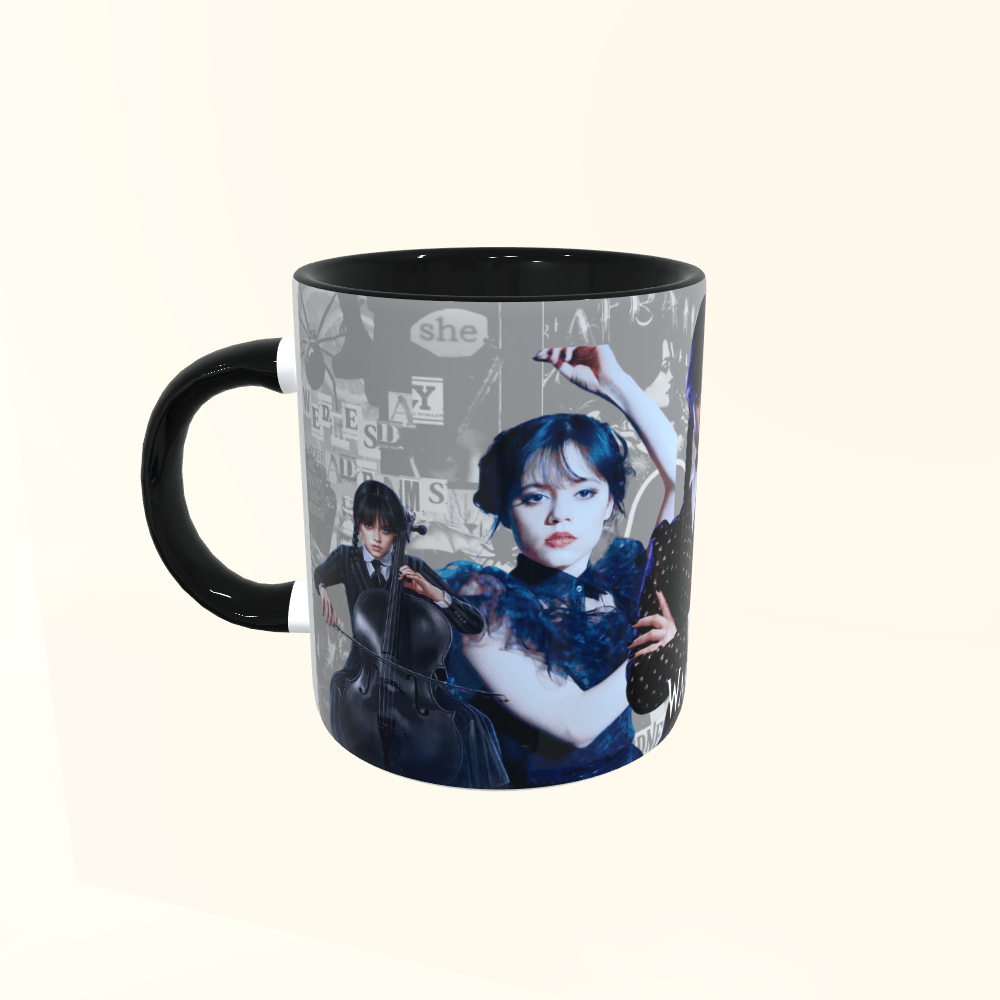 Caneca de Cerâmica Artistas - Wandinha