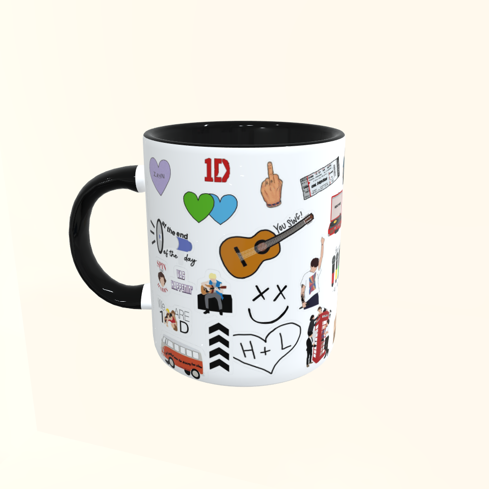 Caneca de Cerâmica Artistas - One Direction