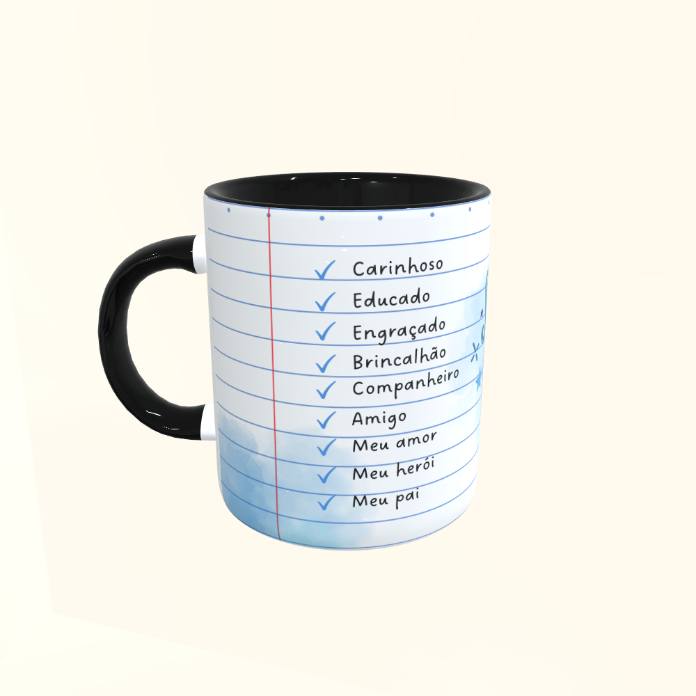 Caneca de Cerâmica Dia dos Pais - Super Pai