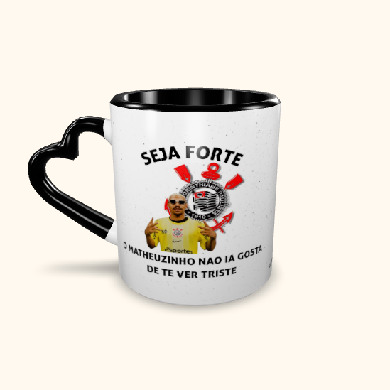 Caneca de Cerâmica Seja Forte Matheuzinho