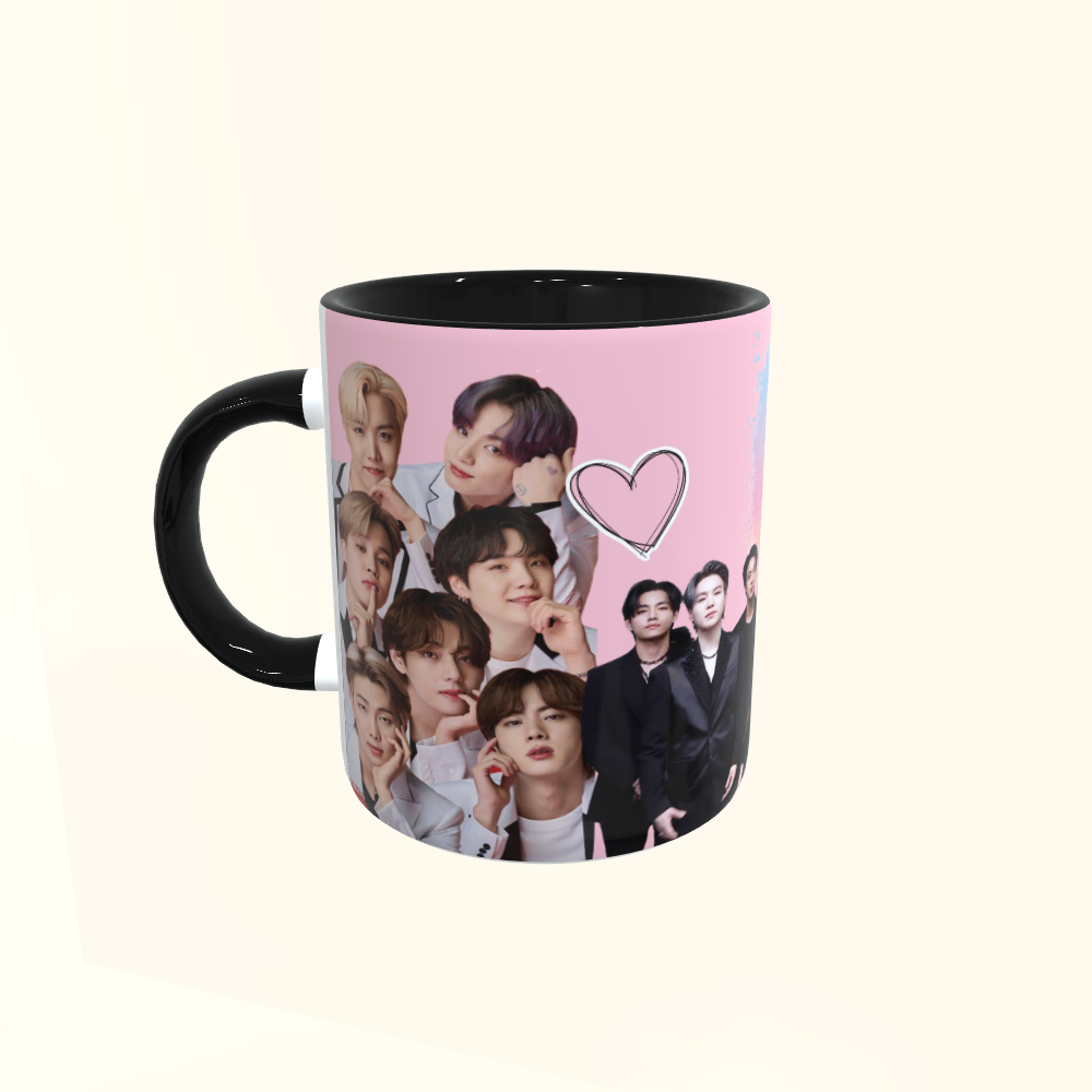 Caneca de Cerâmica Artistas - BTS