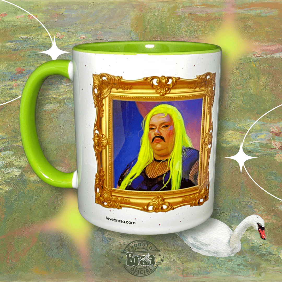 Caneca de Cerâmica Madrinha - Pintura Renascentista