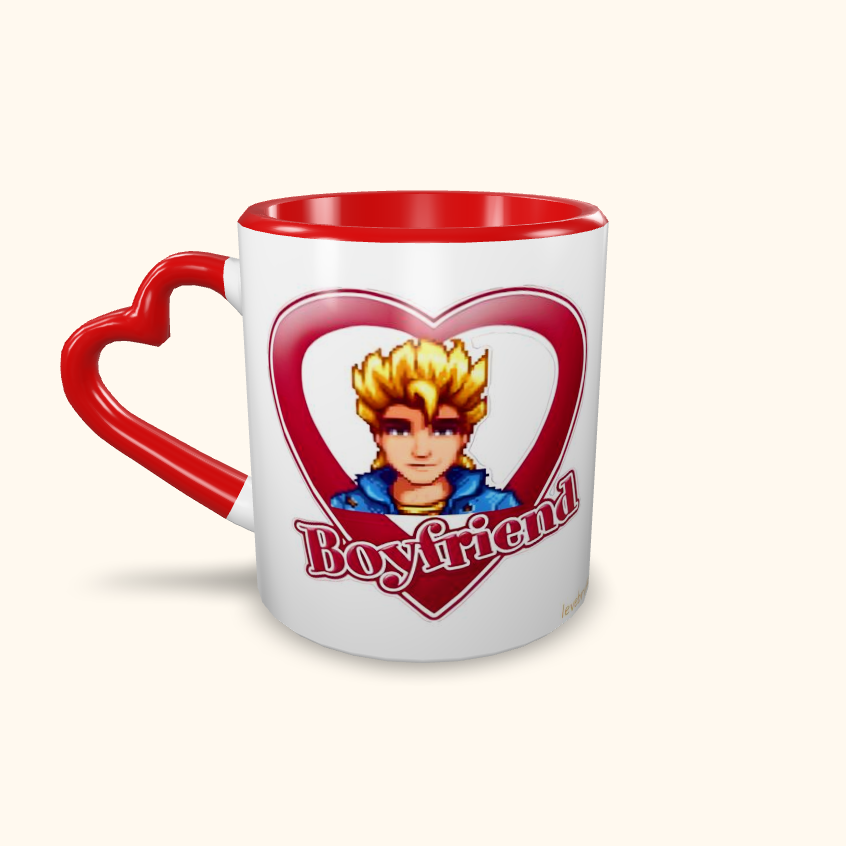 Caneca de Cerâmica I Love My Boyfriend - Stardew Valley - Sam
