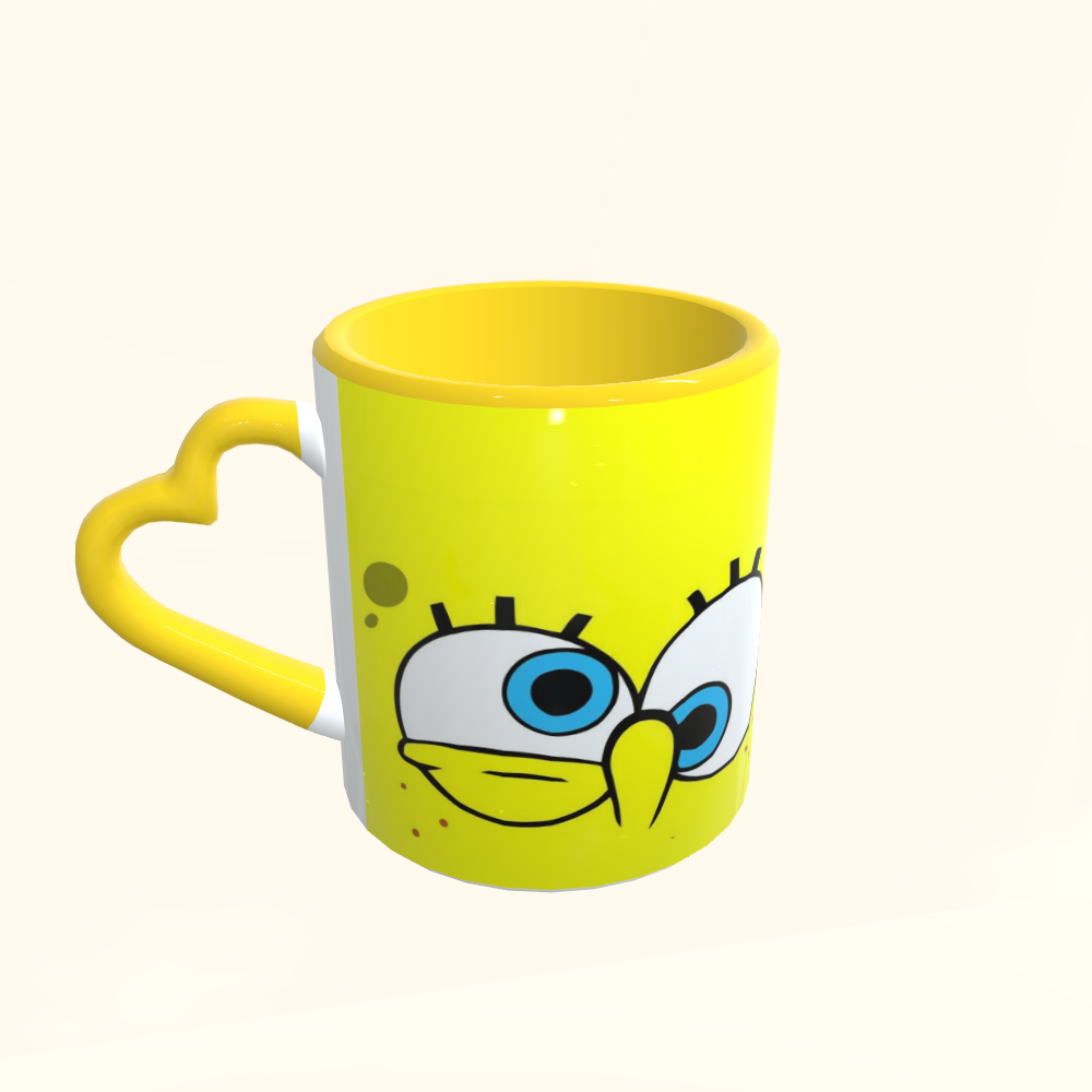 Caneca Base Personalizada Bocão - Bob Esponja