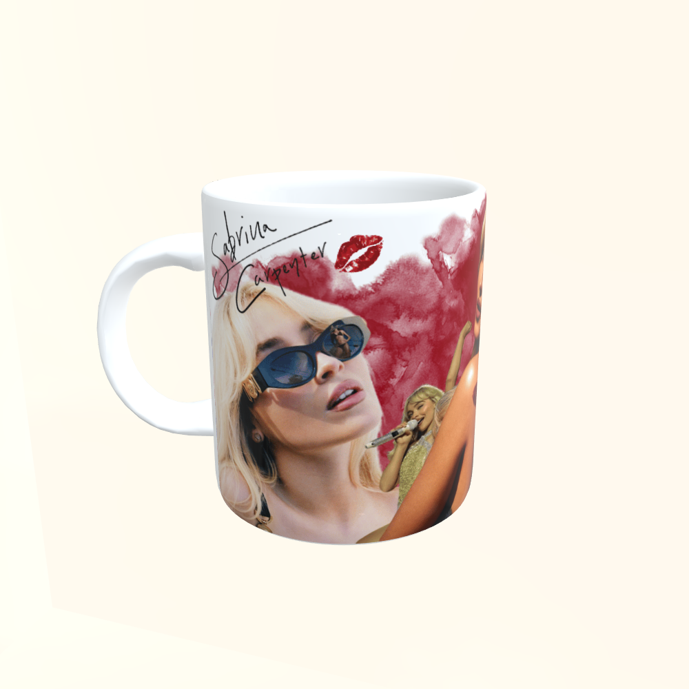Caneca de Cerâmica Artistas - Sabrina Carpenter