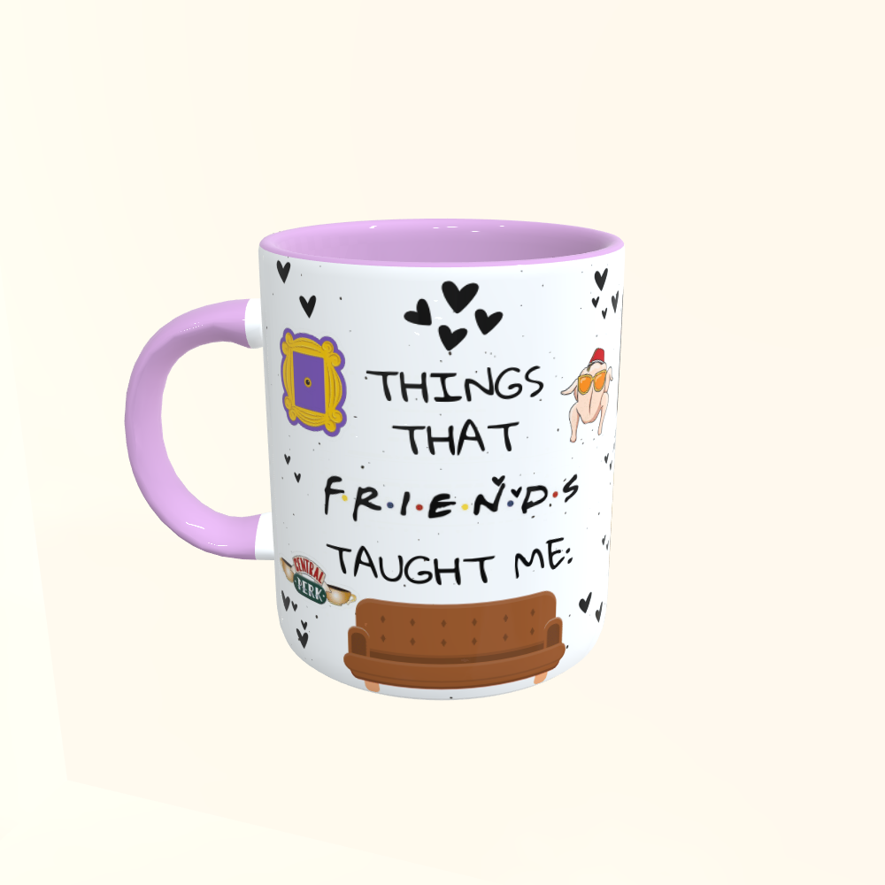 Caneca de Cerâmica Friends - Things that Friends taught me