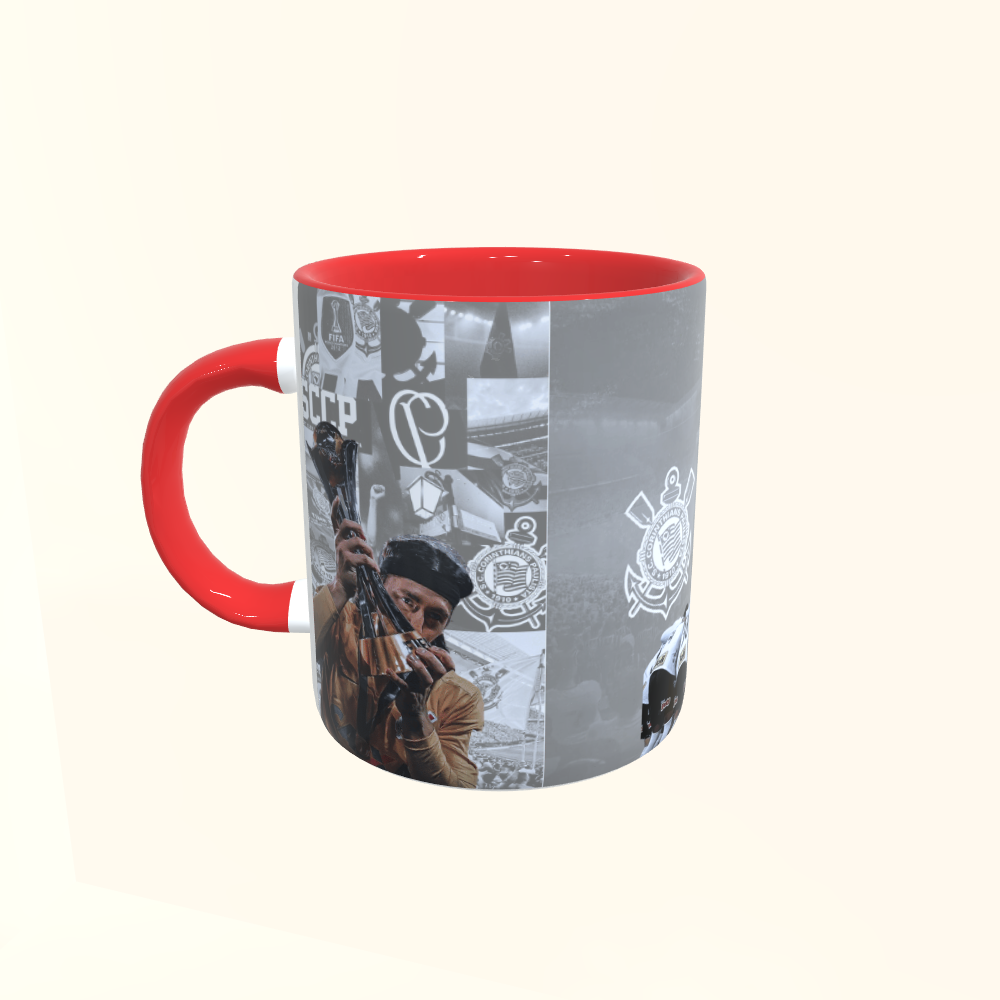 Caneca de Cerâmica Futebol - Corinthians - Time