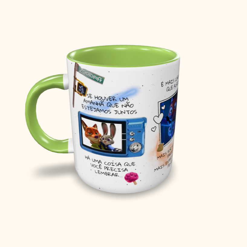 Caneca de Cerâmica Zootopia - Se Houver um Amanhã