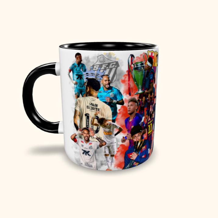 Caneca de Cerâmica Neymar Times