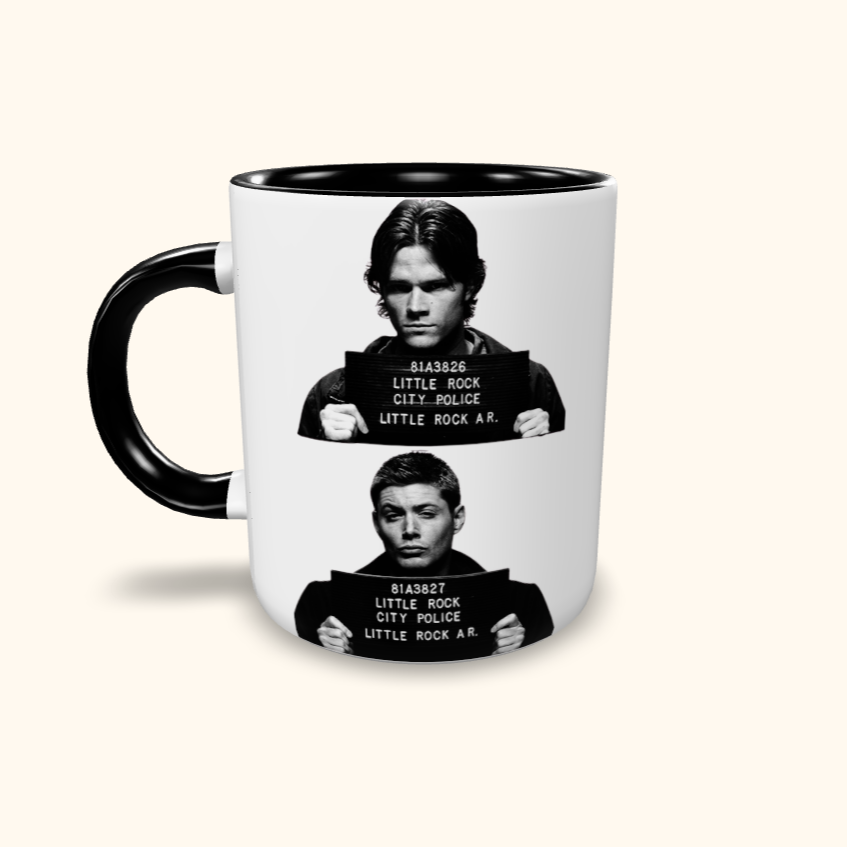 Caneca de Cerâmica Sam e Dean Winchester - Supernatural