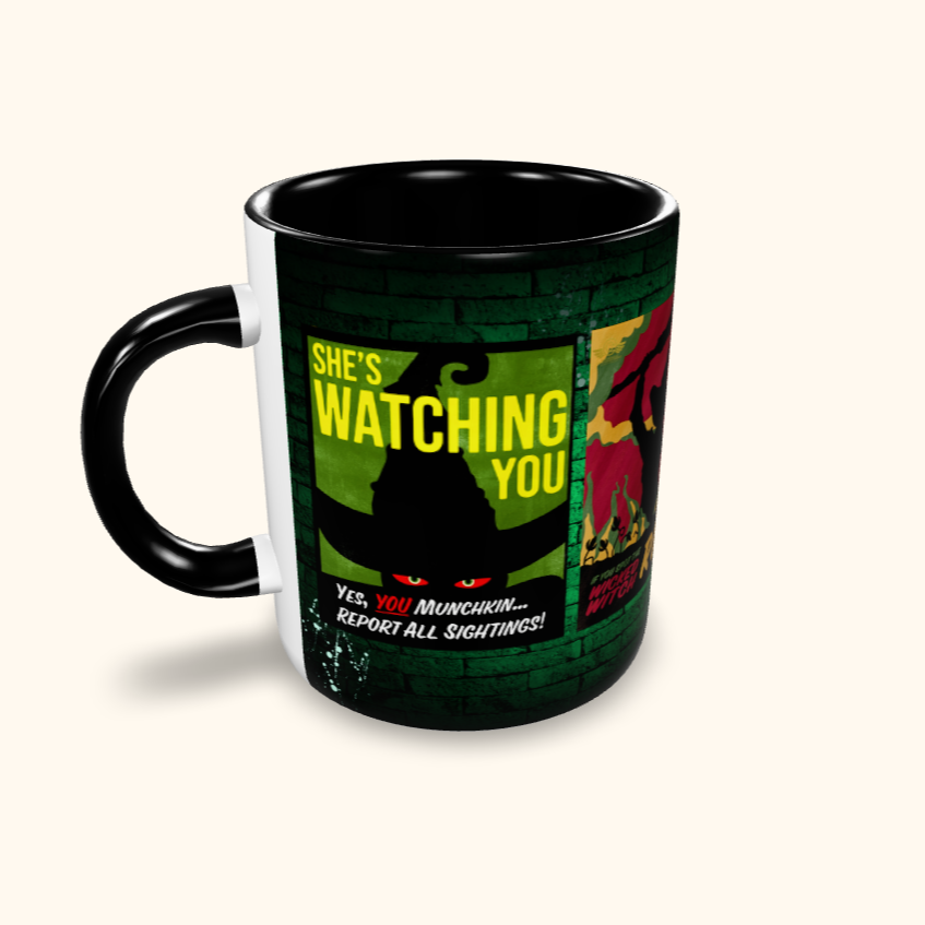 Caneca de Cerâmica Filmes - Cartaz Elphaba