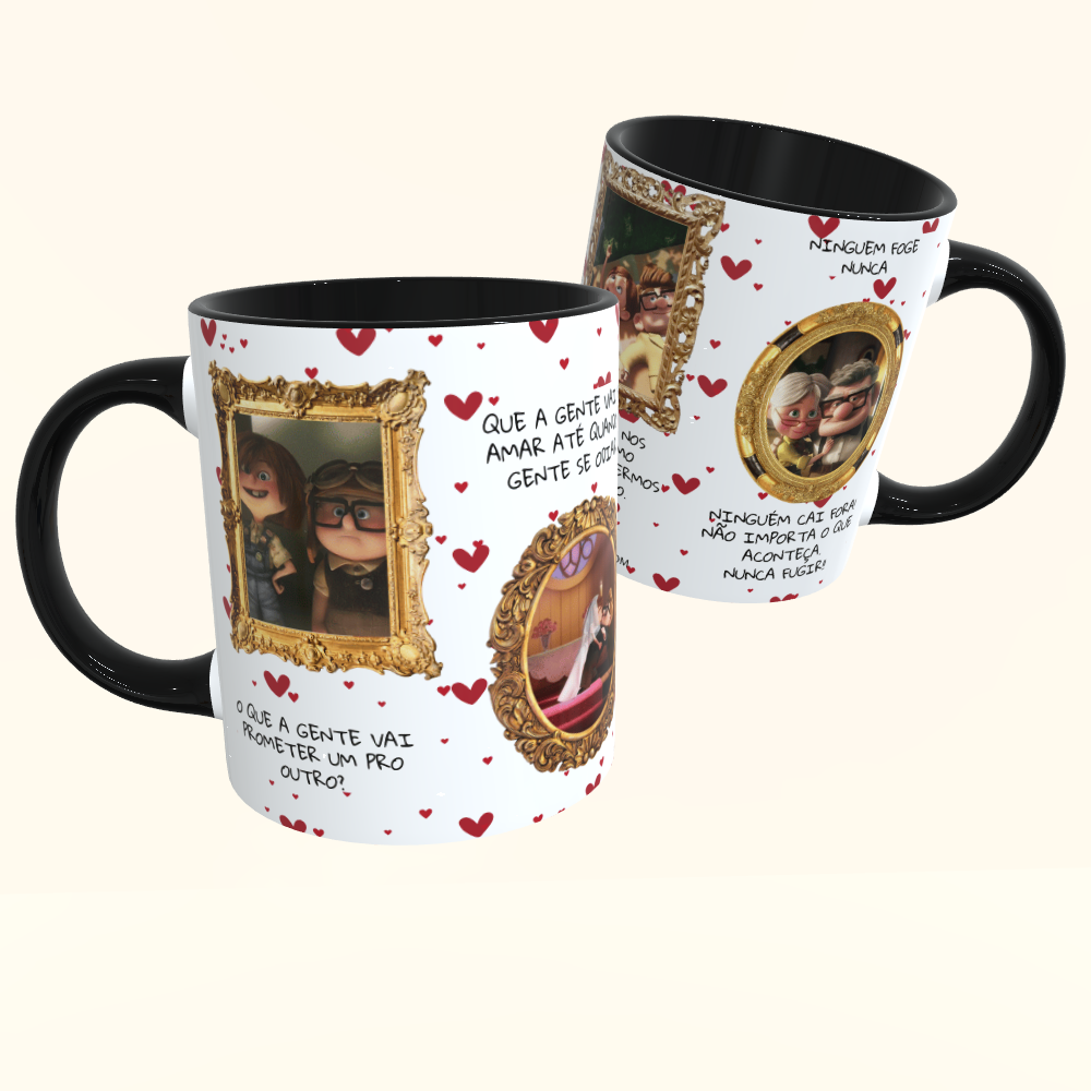 Caneca de Cerâmica Dia dos Namorados - Up Altas Aventuras