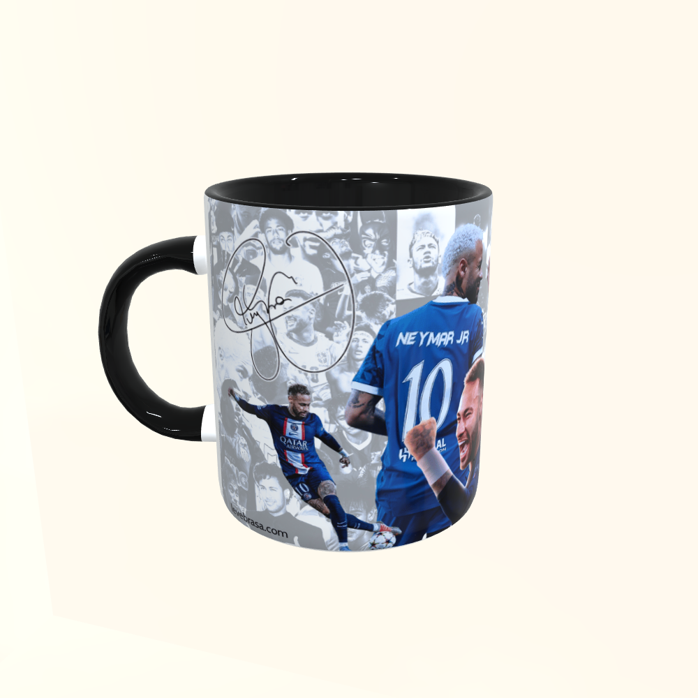 Caneca de Cerâmica Futebol - Neymar - PSG