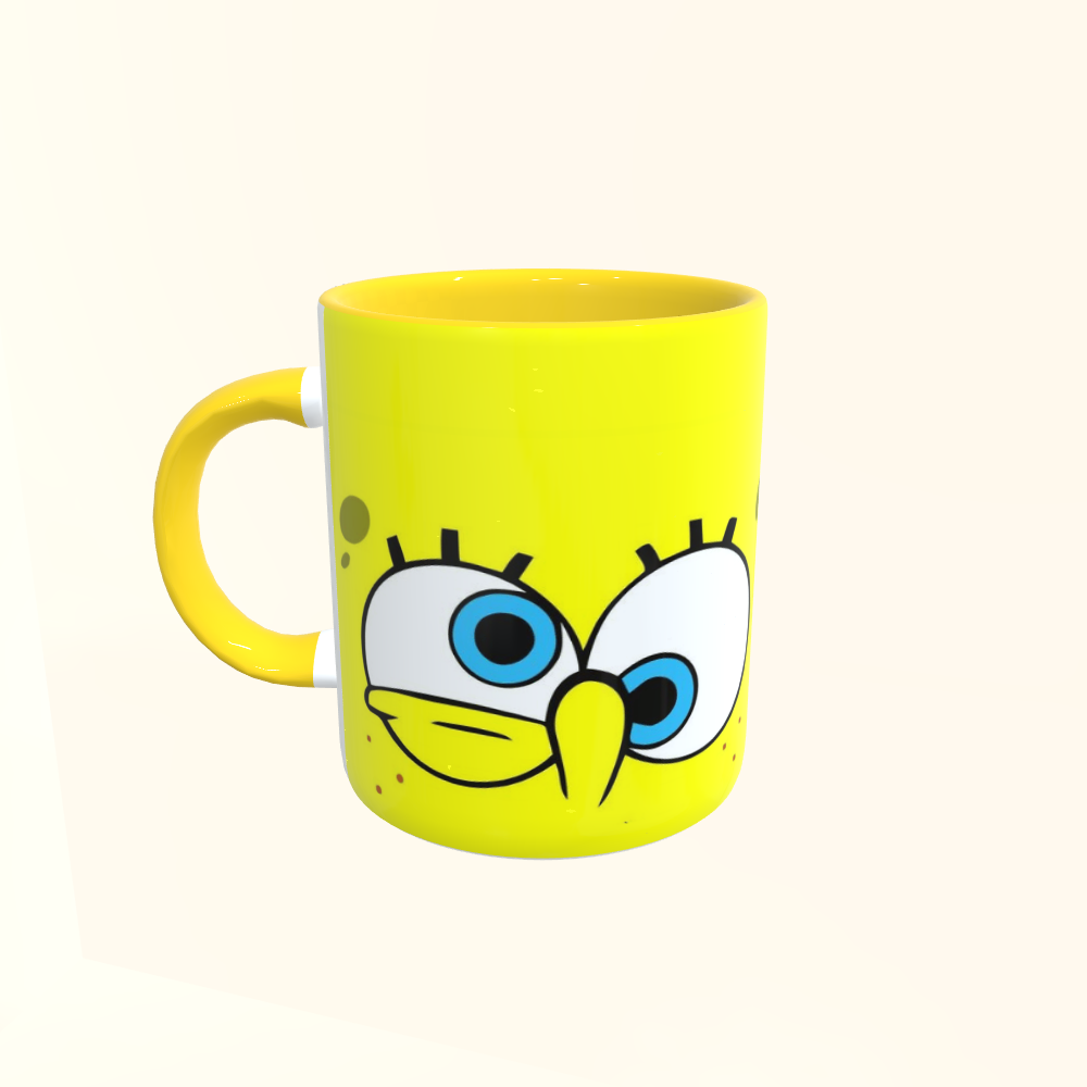 Caneca Base Personalizada Bocão - Bob Esponja