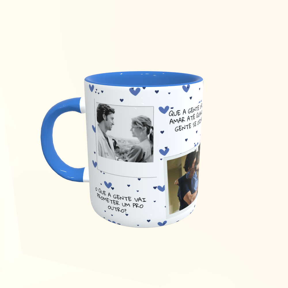 Caneca de Cerâmica Dia dos Namorados - Grey's Anatomy