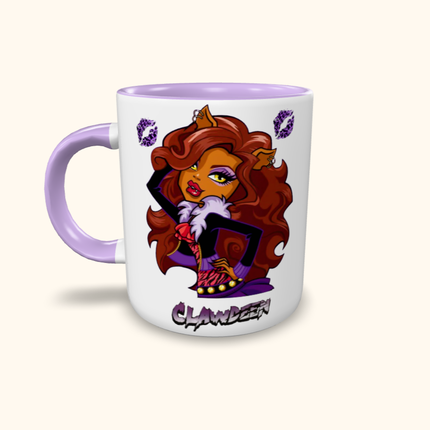 Caneca de Cerâmica Monster High - Clawdeen Wolf
