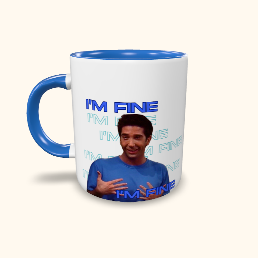 Caneca de Cerâmica Friends - I'm fine