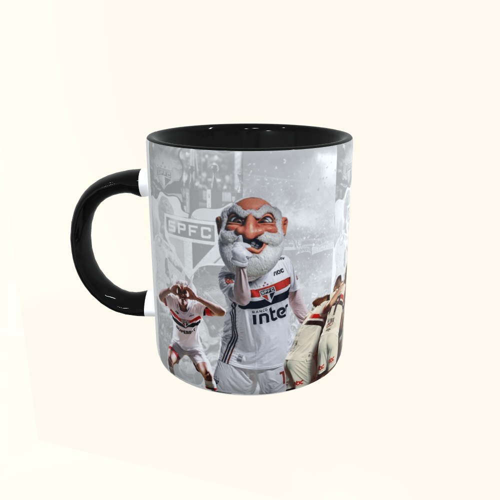 Caneca de Cerâmica Futebol - São Paulo - Time