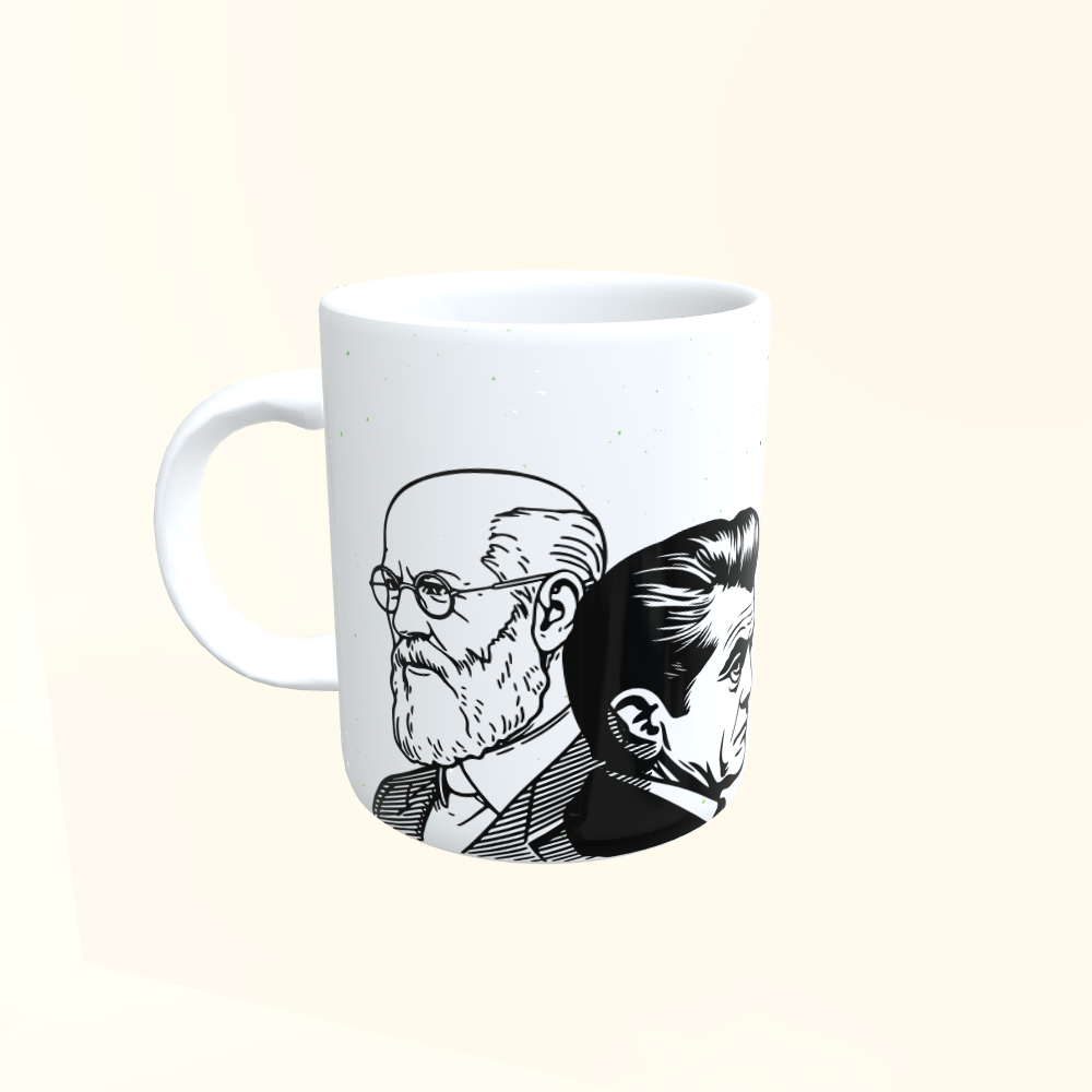 Caneca de Cerâmica Psicanálise - Freud