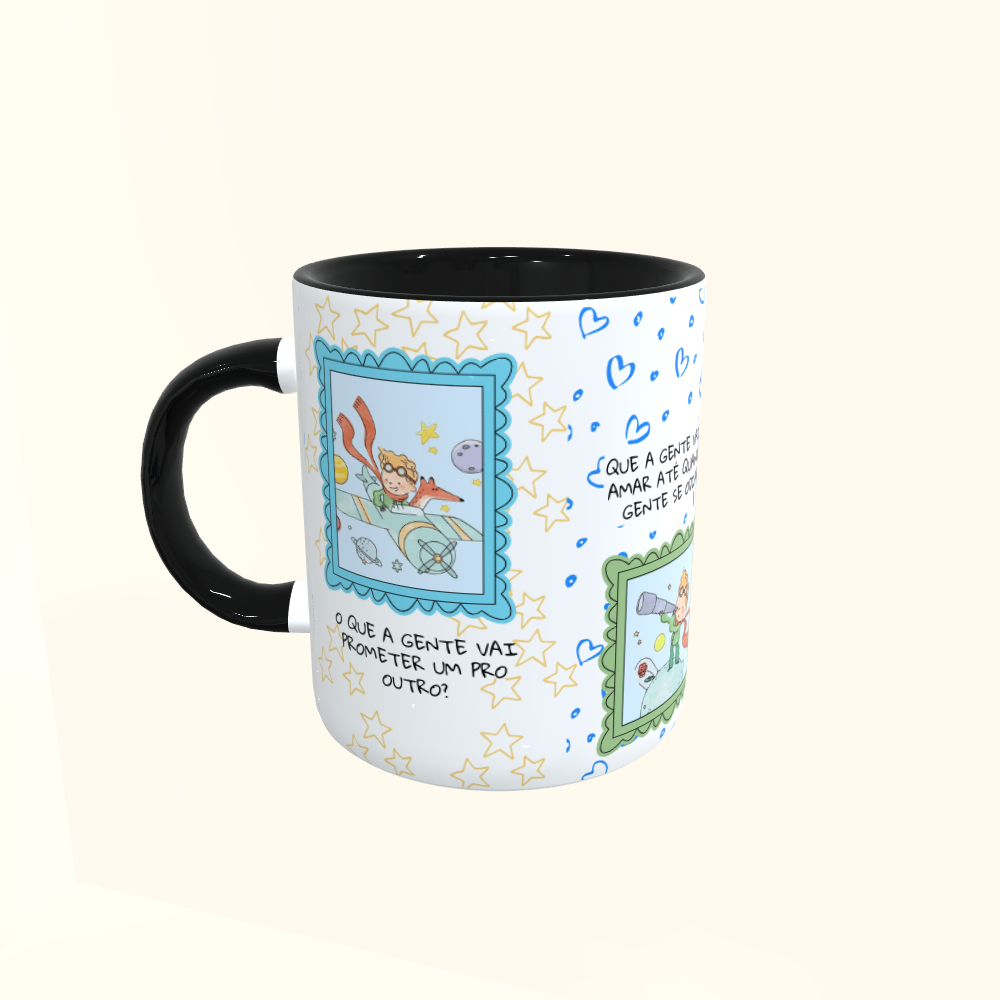 Caneca de Cerâmica Dia dos Namorados - Pequeno Príncipe