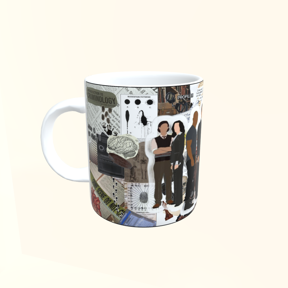 Caneca de Cerâmica Seriados - Criminal Minds