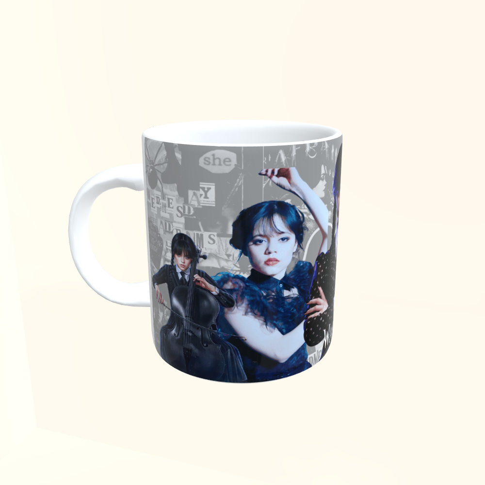 Caneca de Cerâmica Artistas - Wandinha