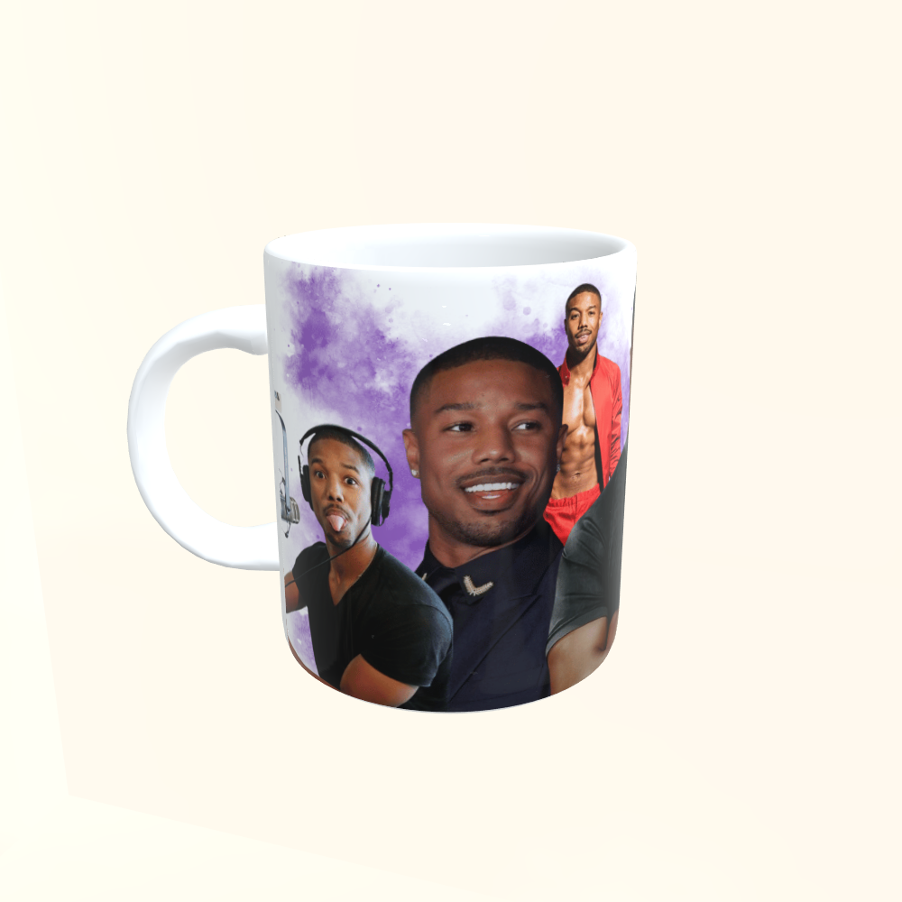 Caneca de Cerâmica Artistas - Michael B. Jordan