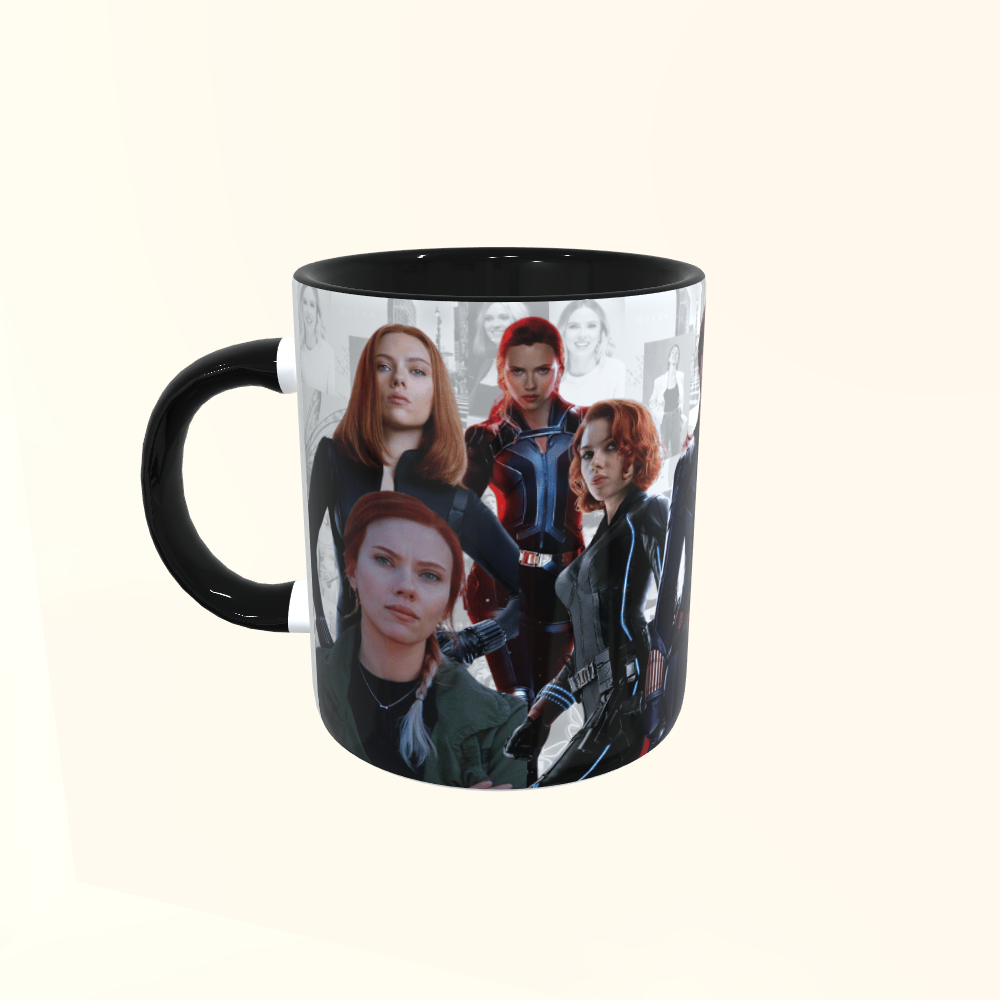 Caneca de Cerâmica Herois - Viúva Negra
