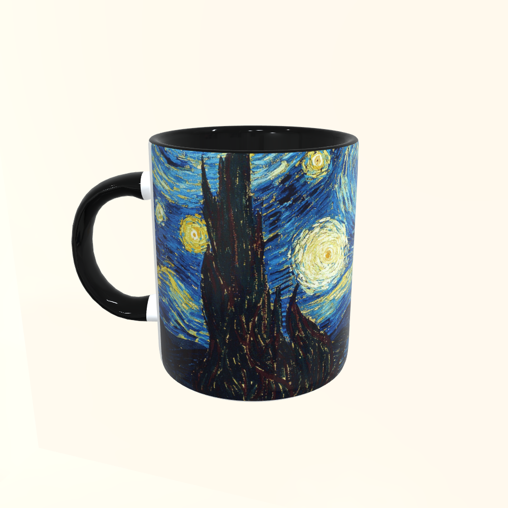 Caneca de Cerâmica Van Gogh - Noite Estrelada