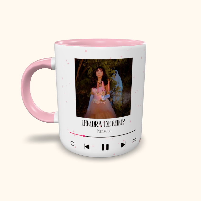 Caneca de Cerâmica Nicoleta - Lembra de mim?