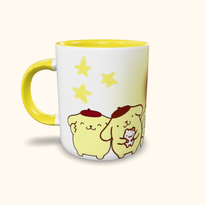 Caneca de Cerâmica Hello Kitty - Pompompurin