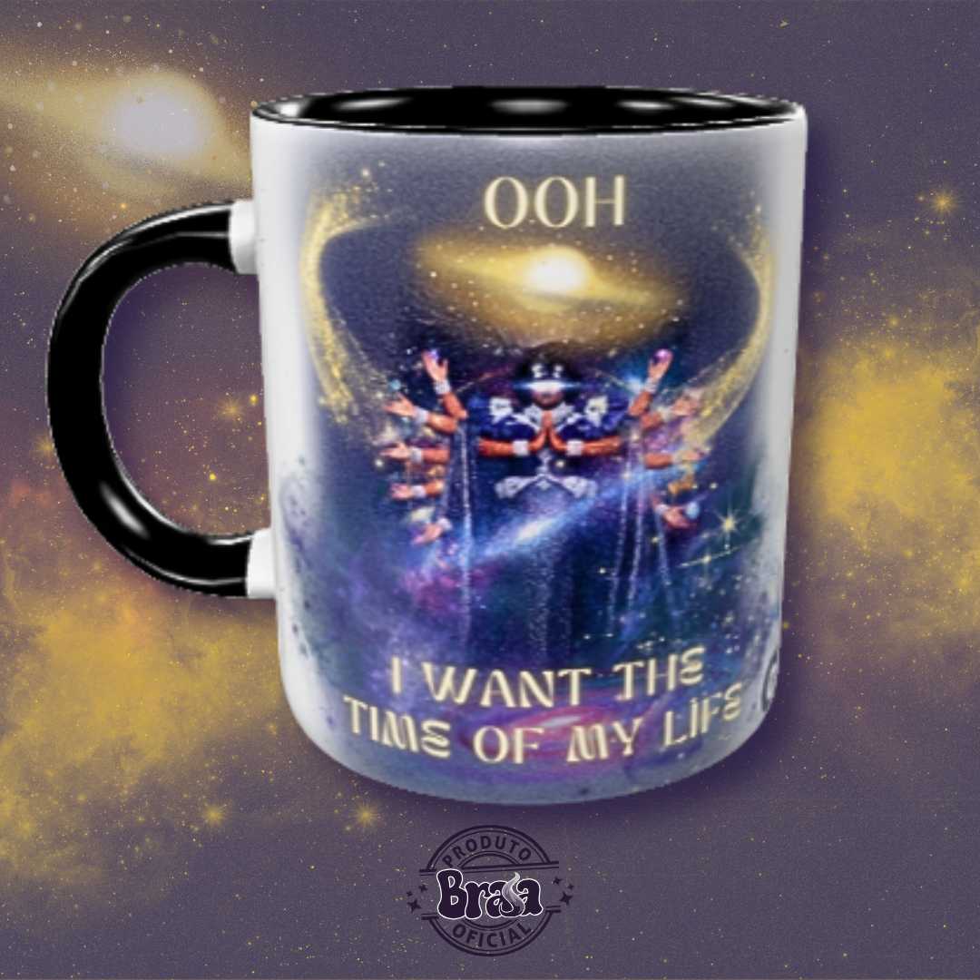 Caneca de Cerâmica Jordann - I want the time of my life