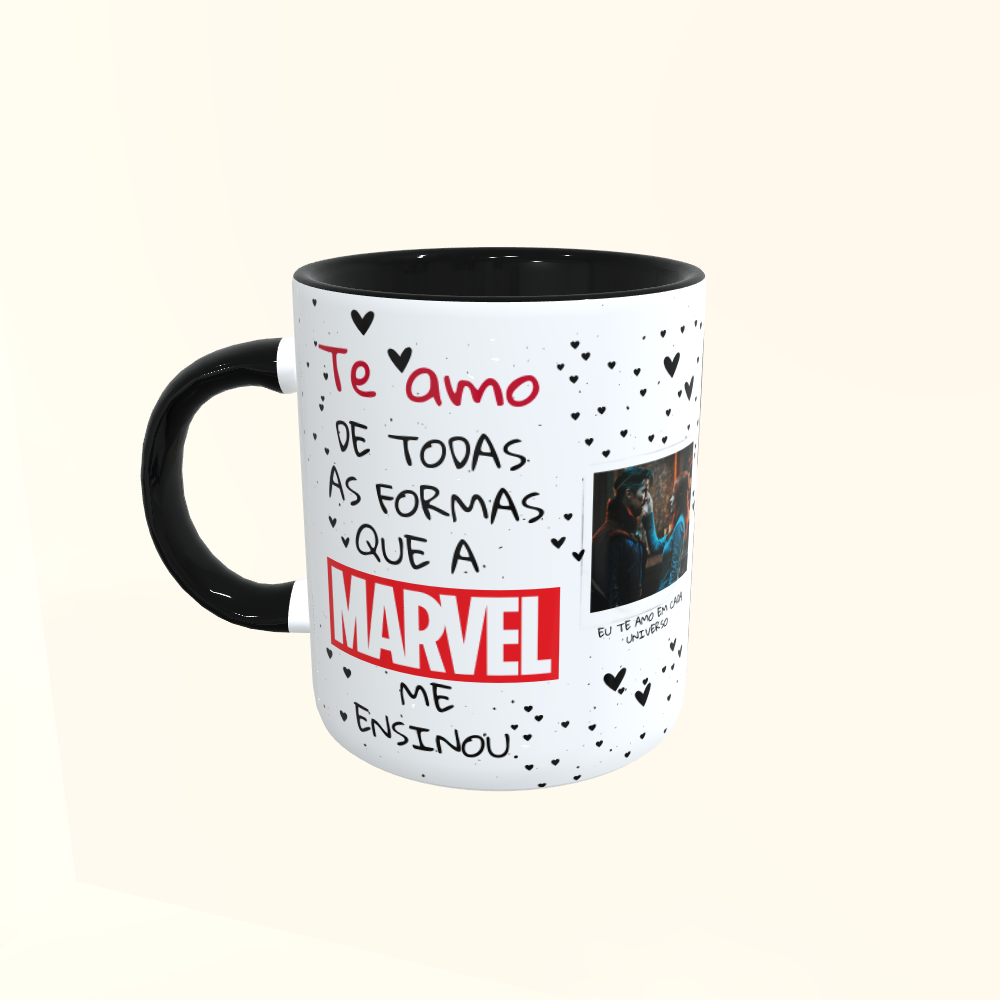 Caneca de Cerâmica Dia dos Namorados - Marvel