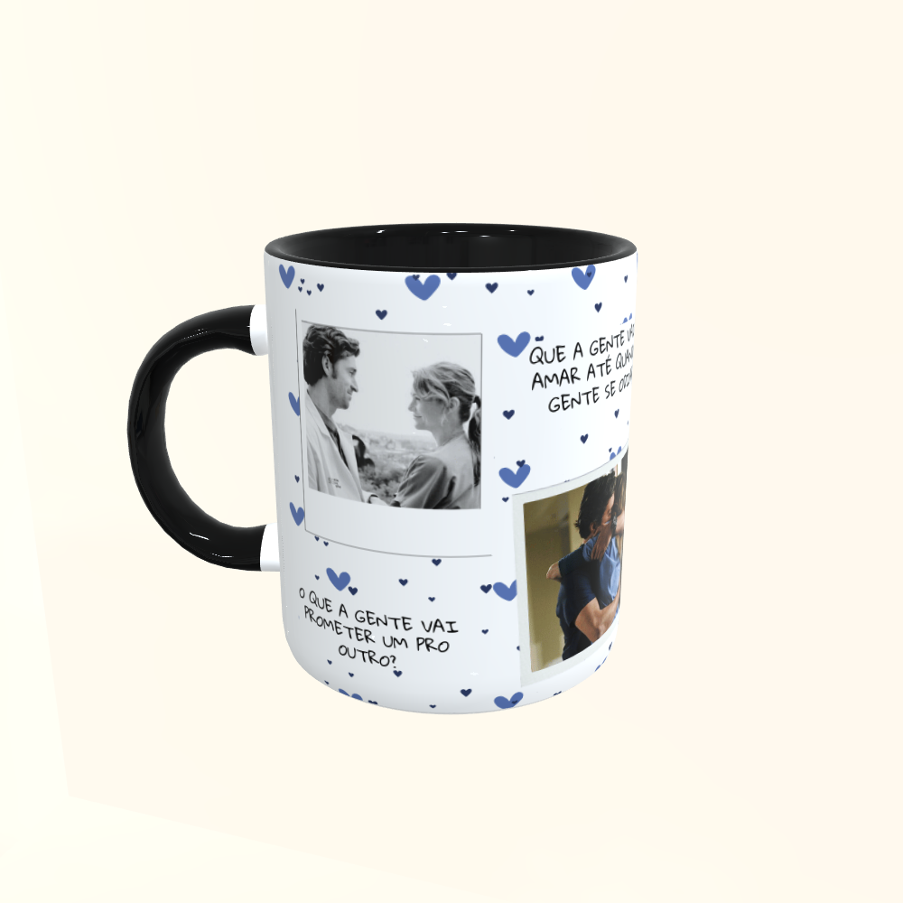 Caneca de Cerâmica Dia dos Namorados - Grey's Anatomy