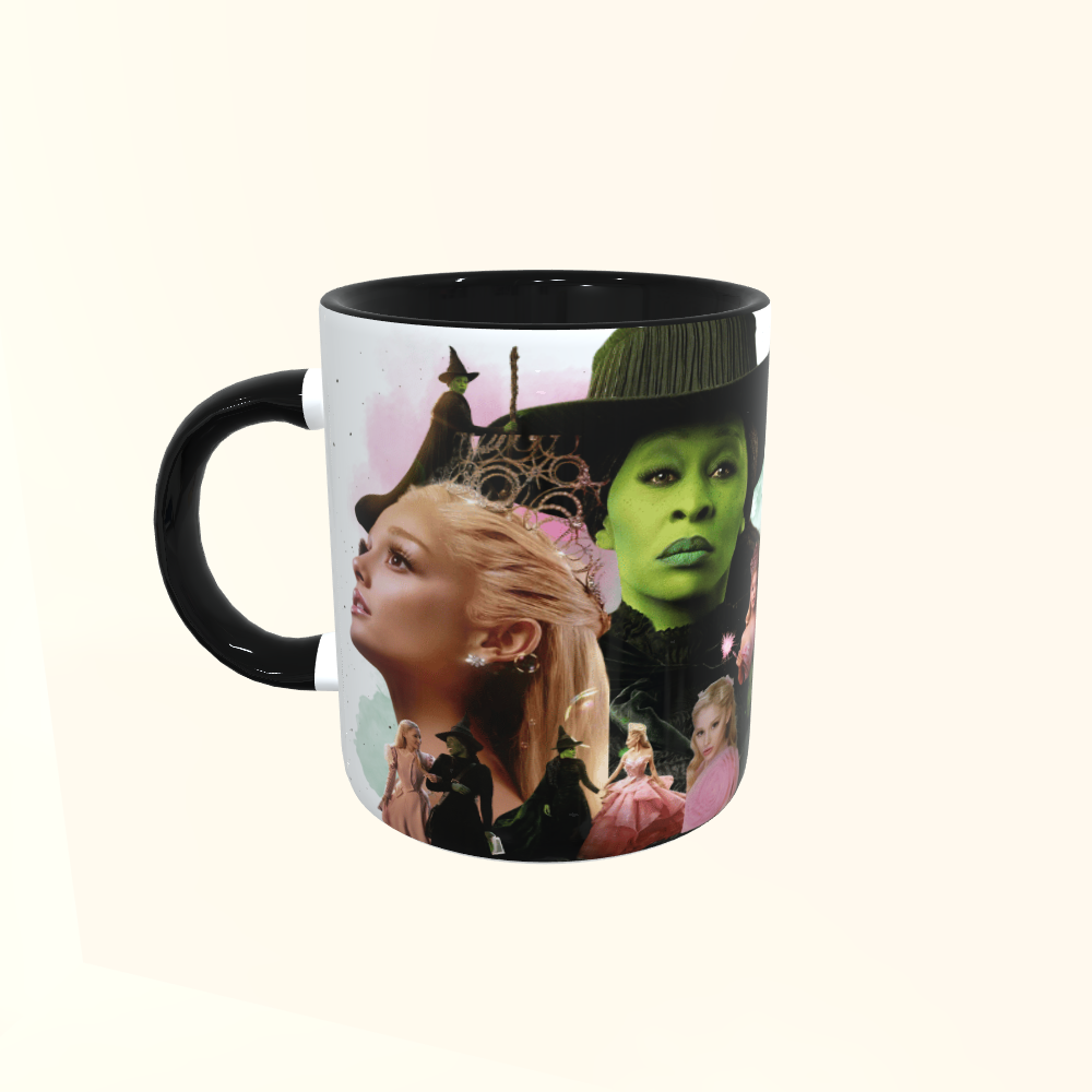 Caneca de Cerâmica Filmes - Wicked - Pink goes good with green