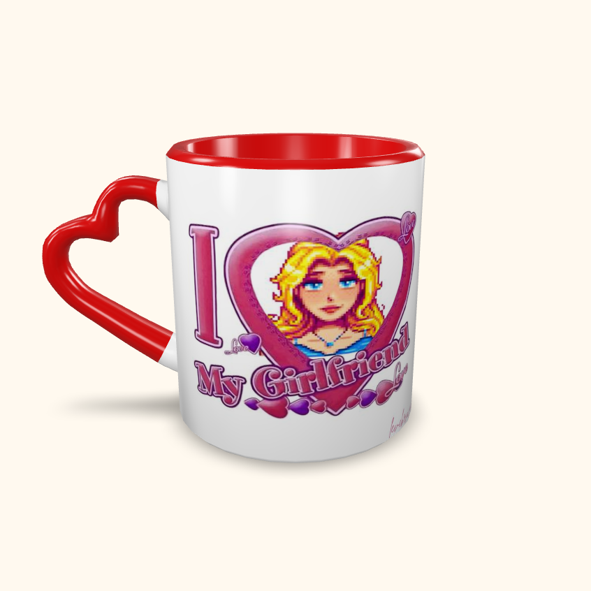 Caneca de Cerâmica I Love My Girlfriend - Stardew Valley - Harley